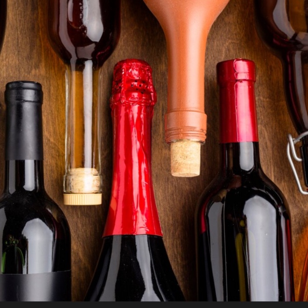 RED. 6 Bottles 
