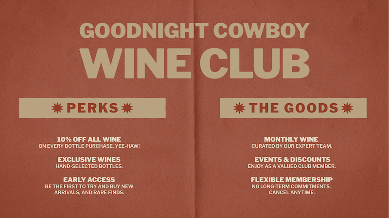 Goodnight Cowboy Two Bottle Club - Image 2