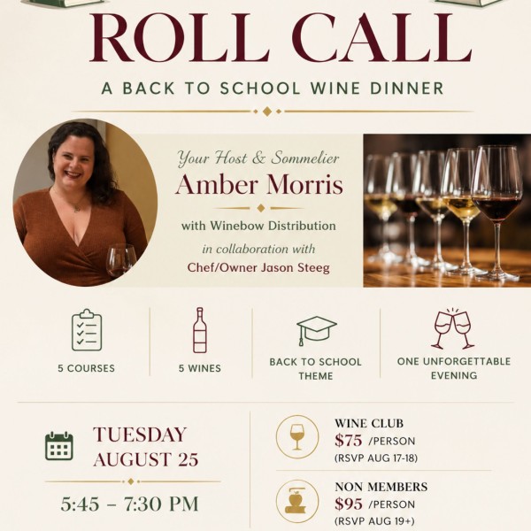 Wine Club Dinner Deposit - Image