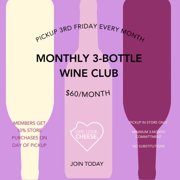 Monthly 3-Bottle Wine Club - Main image